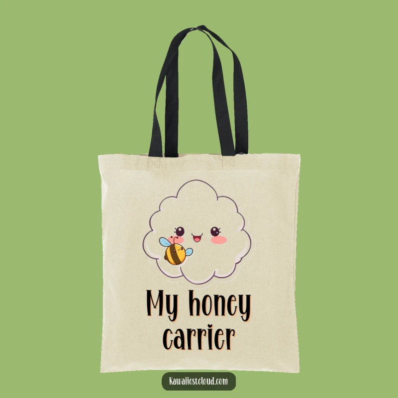 Funny Surprised Cloud Tote Bag: Carry Your Amused Reaction Hilariously